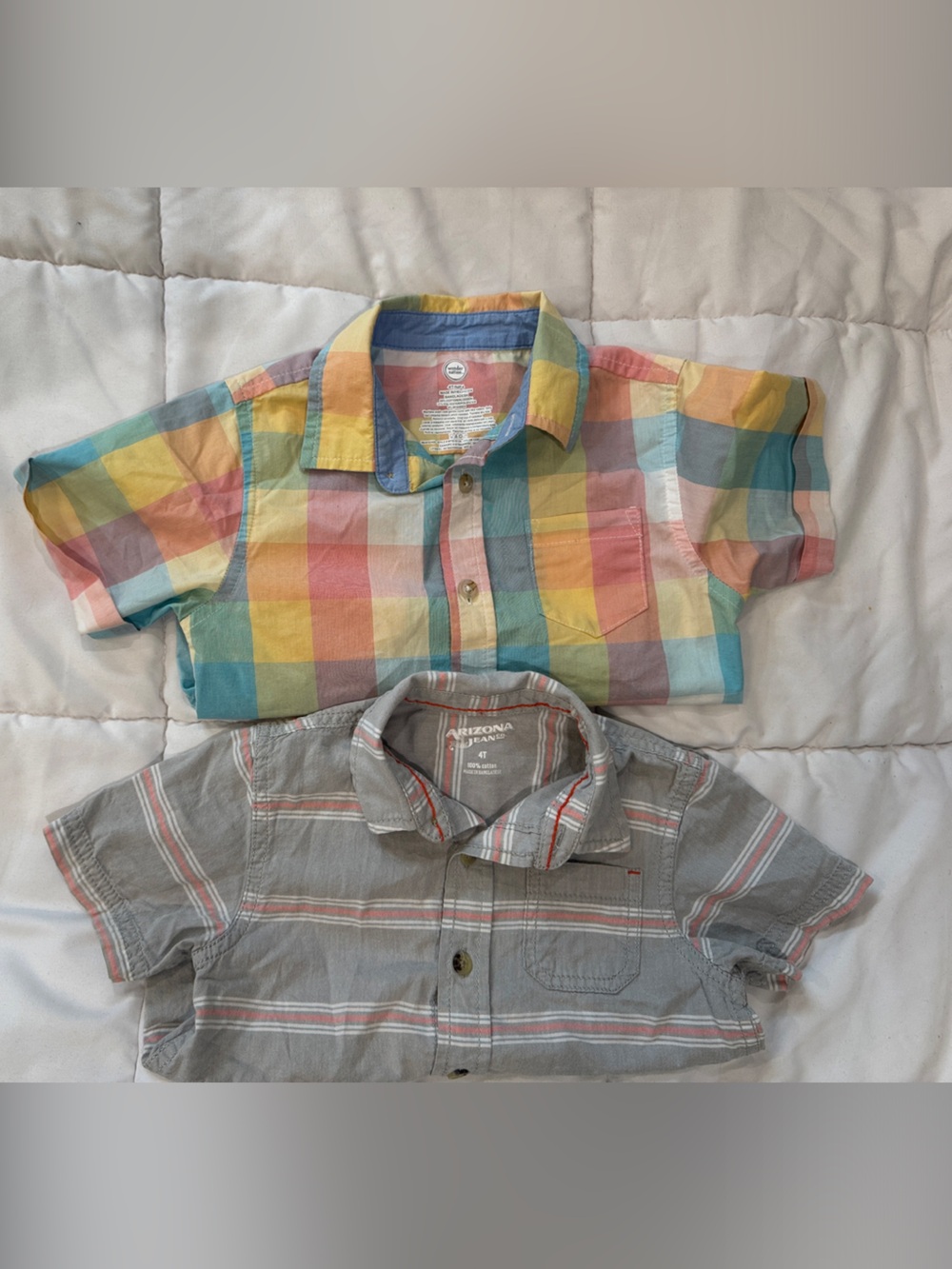 Boys' Button-Up Short-Sleeve Shirt Bundle